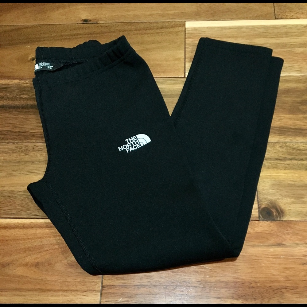 Girls North Face Fleece Leggings Sz 7/8